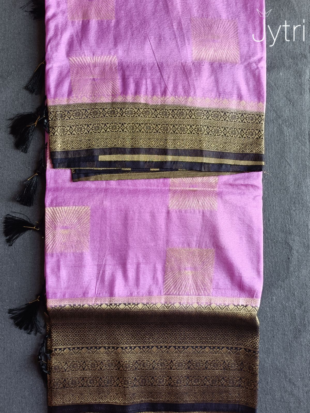 Lavender Georgette Saree