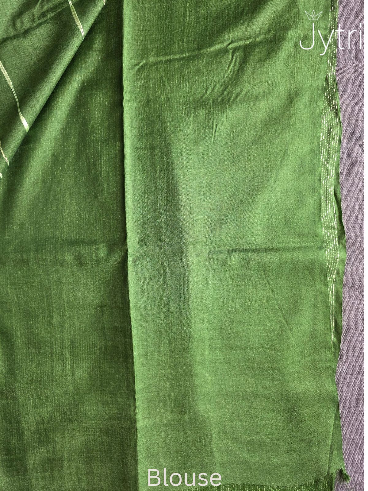 Plain Olive Green Blouse Piece