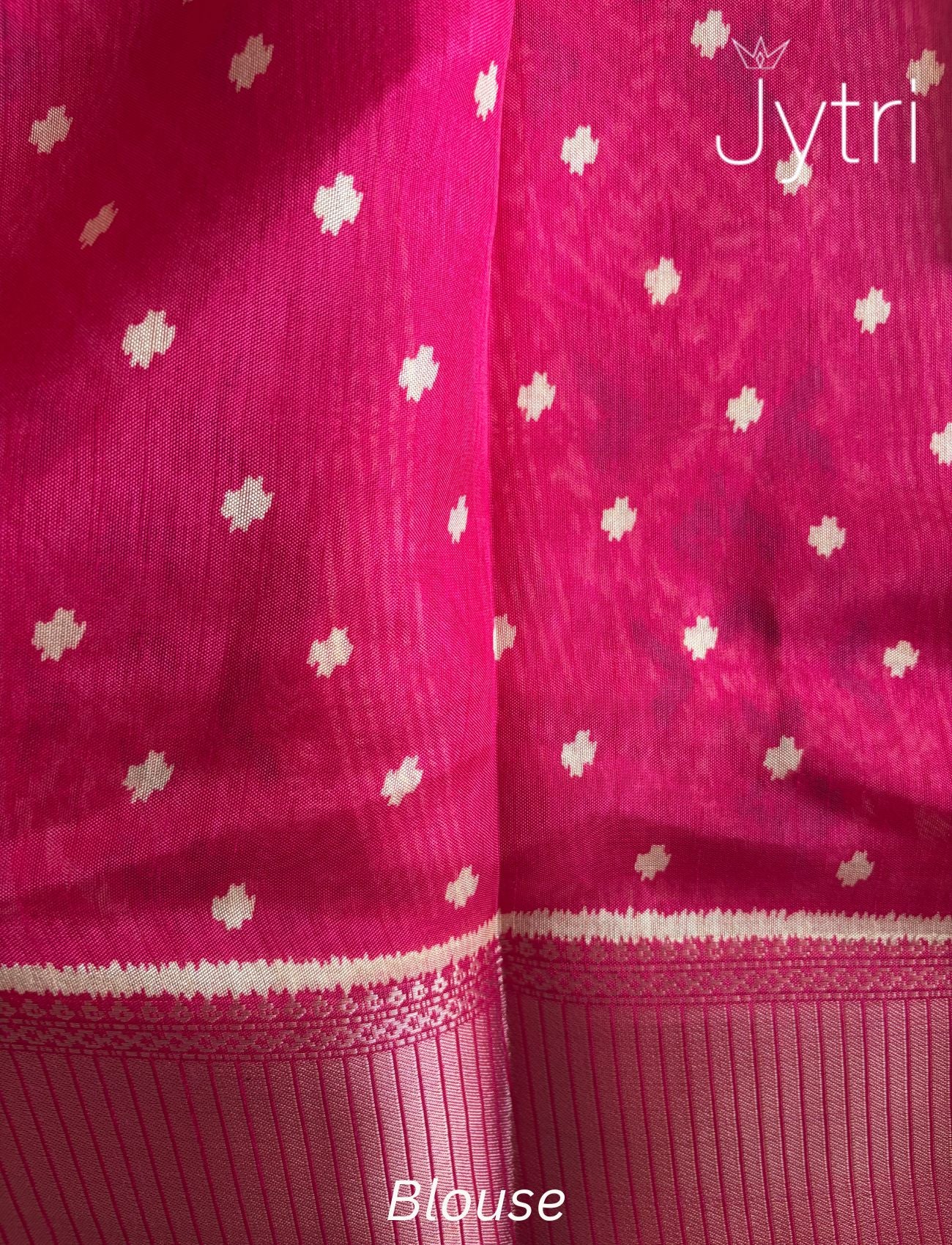 Crimson Pink Blouse Piece