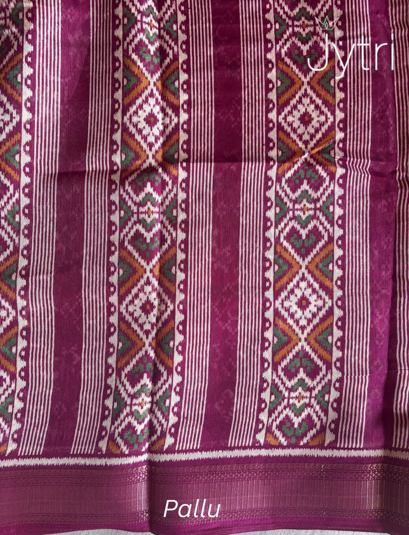 Dark Berry Pink Festive Saree