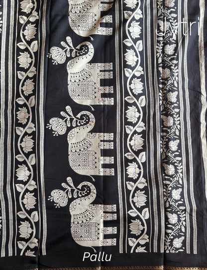 Elephant print saree