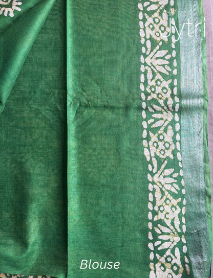 Forest Green Blouse Piece