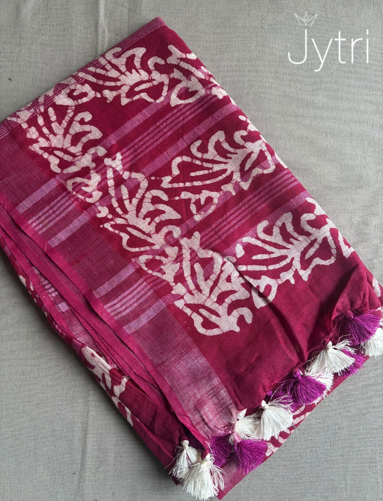 Magenta Pink Saree