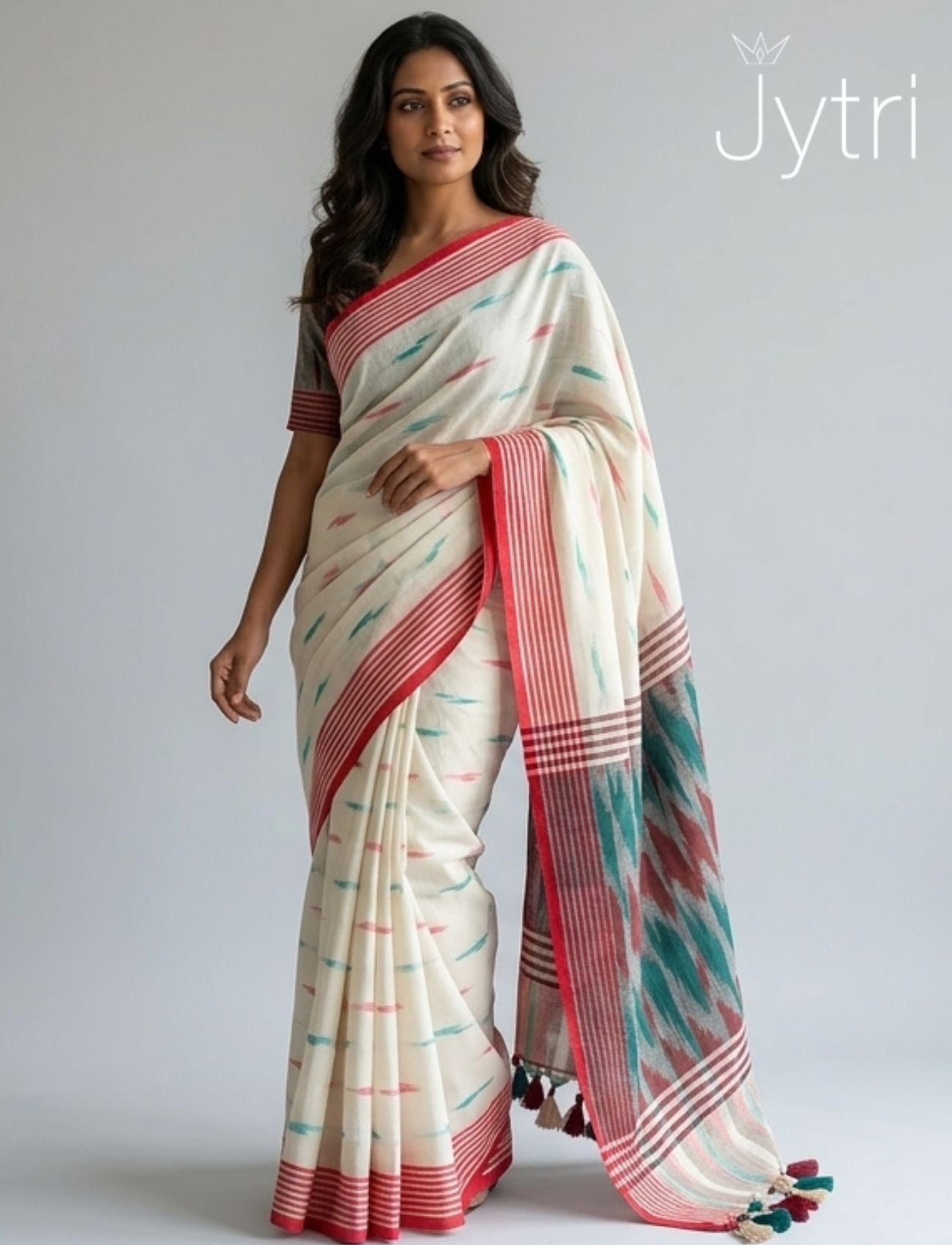 Off White Formal Saree